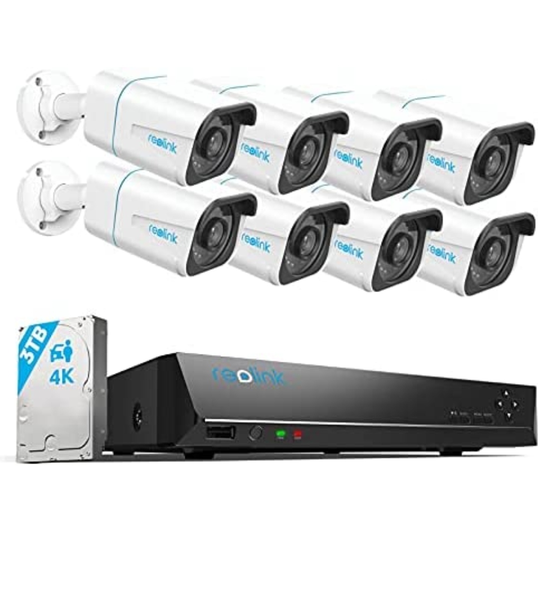 Reolink 4K 16CH PoE CCTV Camera Systems,