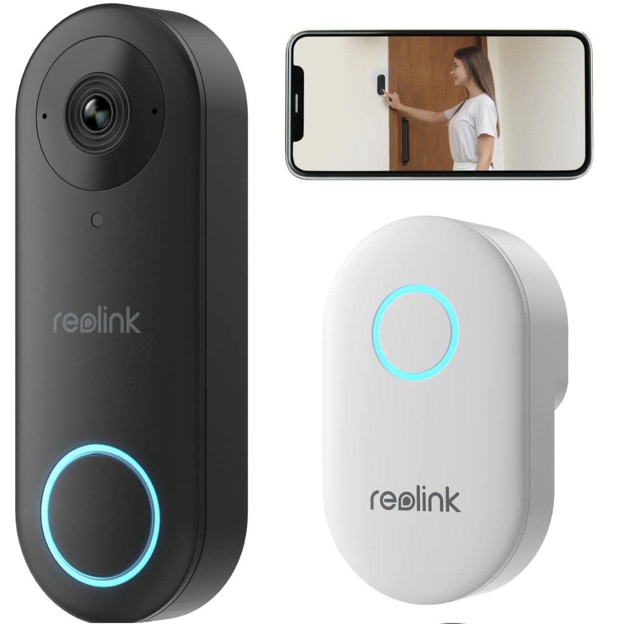 Reolink Video Doorbell Camera Wired 2K WiFi